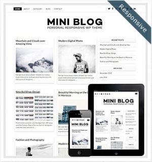 Dessign Mini Blog Responsive WordPress Theme 1.2.0