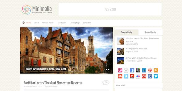 MyThemeShop Minimalia WordPress Theme 1.2.9