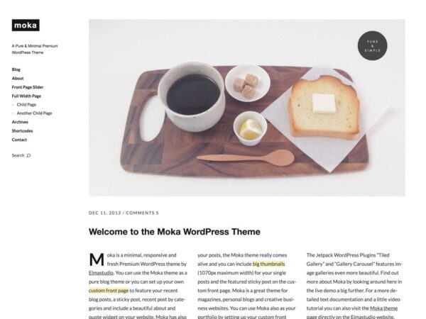 Elmastudio Moka WordPress Theme 1.1.8