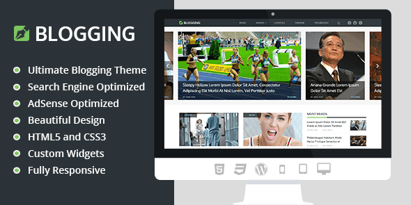 MyThemeShop Blogging WordPress Theme 3.0.0