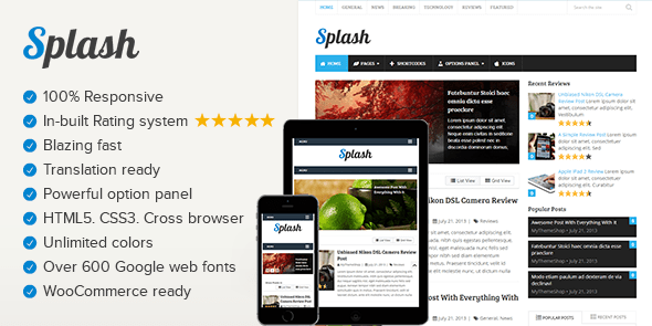 MyThemeShop Splash WordPress Theme 3.3.1