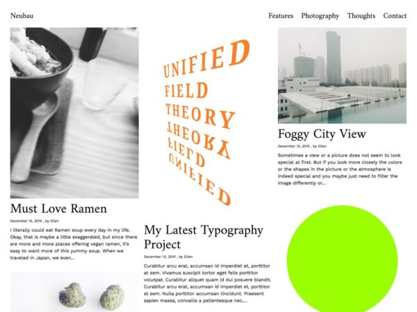 Elmastudio Neubau WordPress Theme 1.0.8