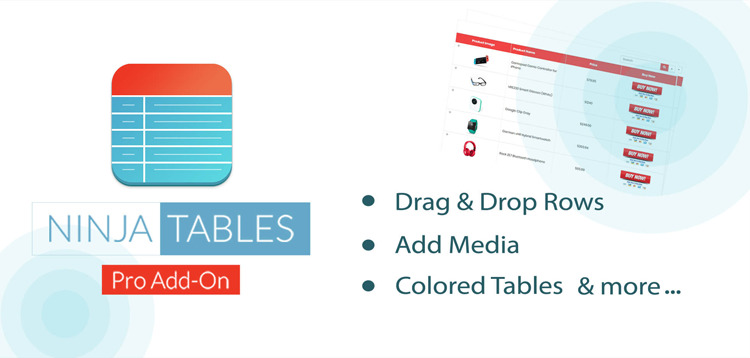 Ninja Tables Pro - The Fastest and Most Diverse WordPress Table Plugin 5.0.3