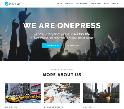 FameThemes OnePress WordPress Theme 2.0.6