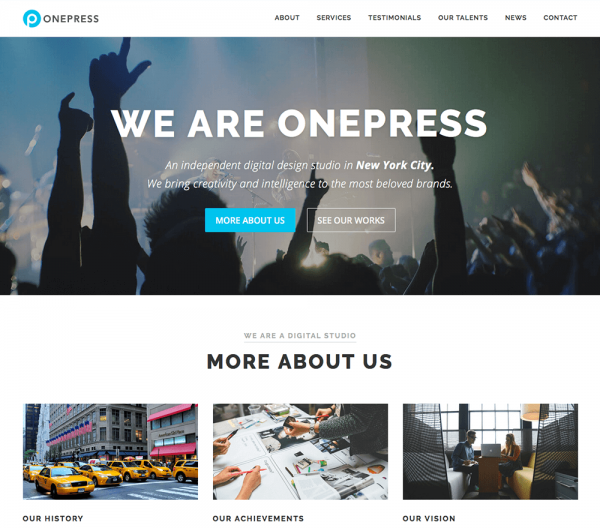 FameThemes OnePress WordPress Theme 2.0.6 FameThemes OnePress WordPress Theme 2.0.6