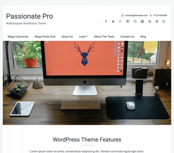 FameThemes Passionate Pro WordPress Theme 1.3.2