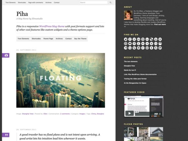 Elmastudio Piha WordPress Theme 1.0.4