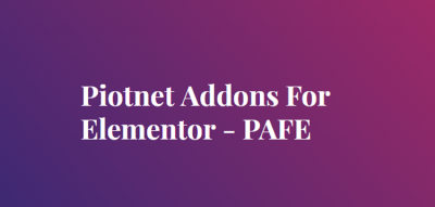 Piotnet Addons For Elementor Pro  7.1.9