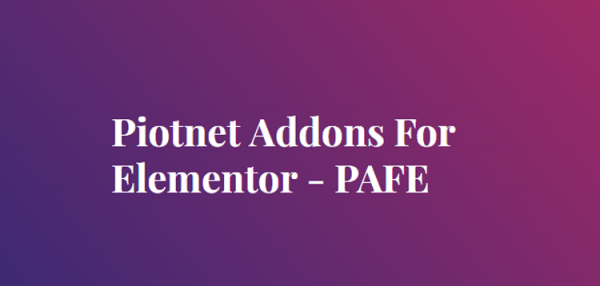 Piotnet Addons For Elementor Pro  7.1.70