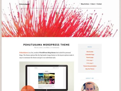 Elmastudio Pohutukawa WordPress Theme 1.0.3