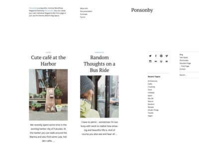 Elmastudio Ponsonby WordPress Theme 1.1.6