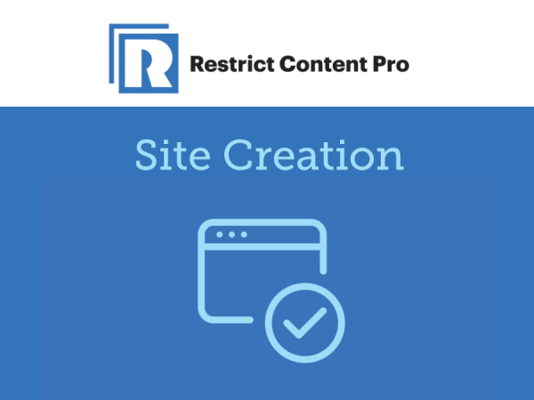 Restrict Content Pro – Site Creation 1.3.2