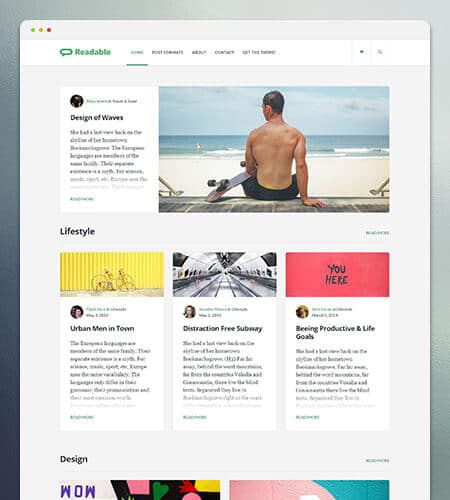 Readable WordPress Theme