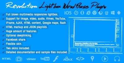 Revolution Lightbox Wordpress Plugin 2.0