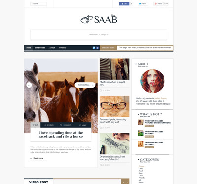 Tesla Themes Saab WordPress Theme 1.3.10