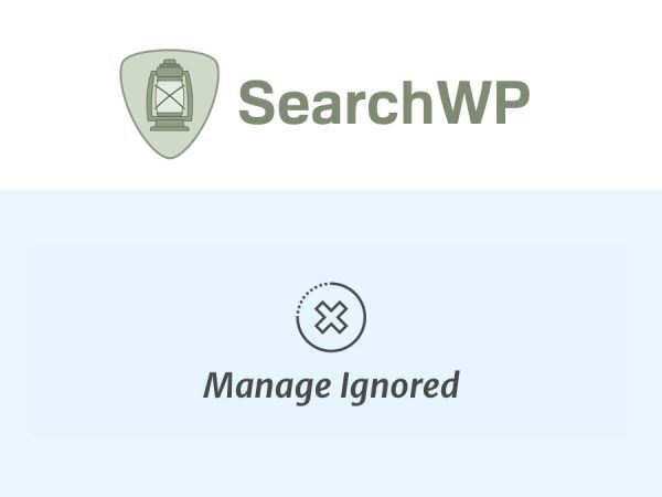SearchWP Manage Ignored  1.0.0