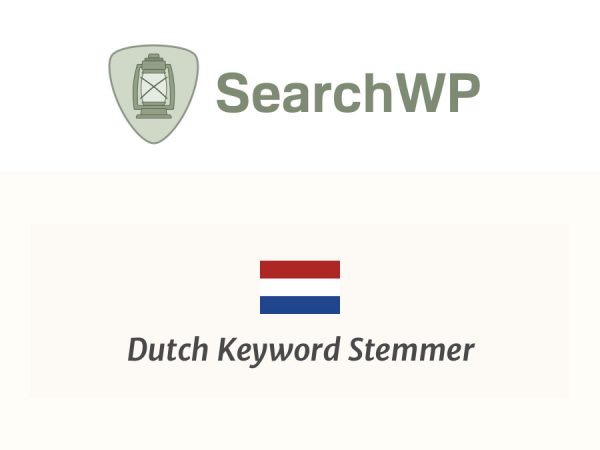 SearchWP Dutch Stemmer  1.2.4