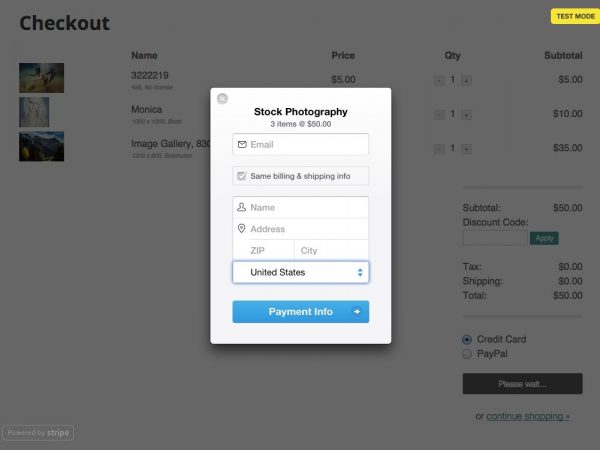 Graph Paper Press Sell Media Stripe Addon  2.1.7