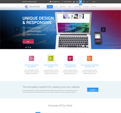 Tesla Themes Sevenfold WordPress Theme 1.6.12