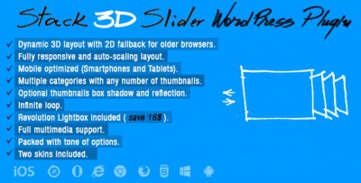 Stack 3D Slider Wordpress Plugin 0