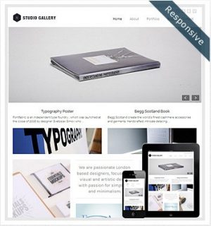 Dessign Studio Gallery Responsive WordPress Theme 2.0