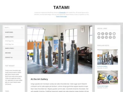 Elmastudio Tatami WordPress Theme 1.0.9
