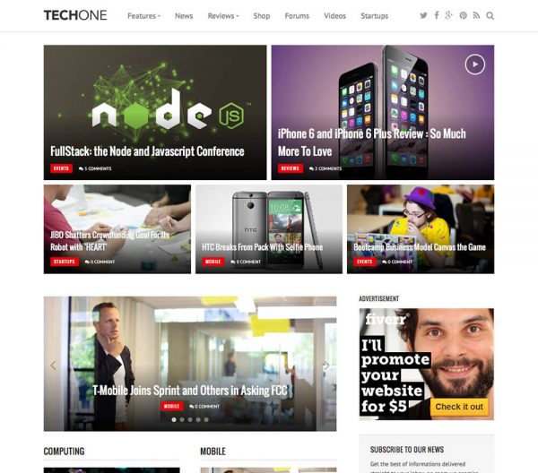 FameThemes Techone WordPress Theme 1.0.5 FameThemes Techone WordPress Theme 1.0.5