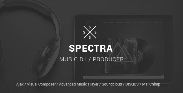 Spectra – WordPress Music & Events Theme 1.5.4