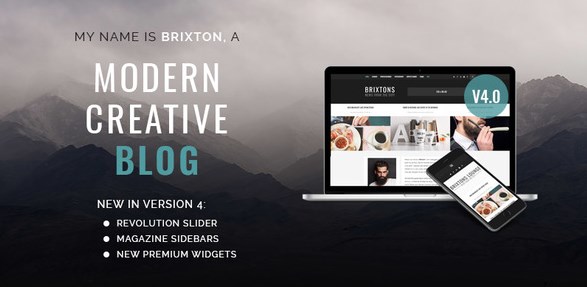 Brixton – WordPress Blog Theme  5.0