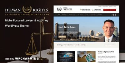 HumanRights – Lawyer and Attorney WordPress Theme 1.1.7