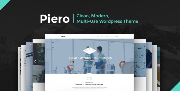 PIERO – Clean Modern Multi-Use WordPress Theme 2.1.1