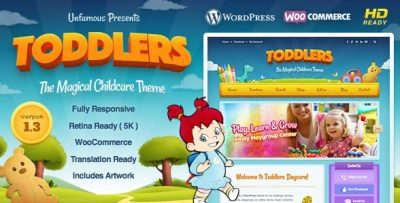 Toddlers – Kids, Child Care & Playgroup WordPress Theme 1.3.5