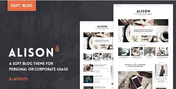 Anne Alison – Soft Personal Blog Theme  1.2.0