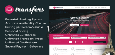 Transfers - Transport and Car Hire WordPress Theme 1.20