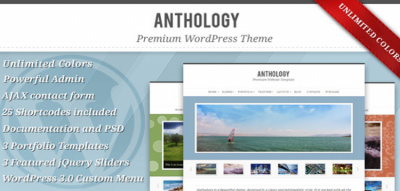 Anthology - Elegant WordPress Theme  1.6.1