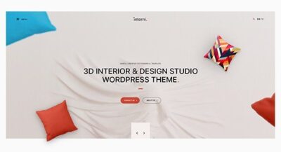 Interni – 3D Interior & Design Studio WordPress Theme 1.0