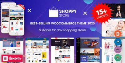 ShoppyStore - Multipurpose Elementor WooCommerce WordPress Theme (15+ Homepages & 3 Mobile Layouts) 3.7.6