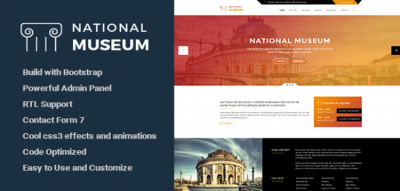 Museum - Responsive WordPress Theme 2.0.2