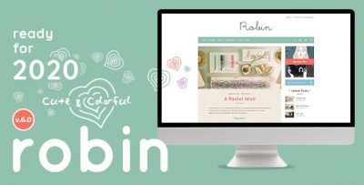 Robin - Cute & Colorful Blog Theme 7.0