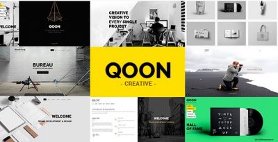 QOON – Creative Portfolio & Agency WordPress Theme 1.0.6
