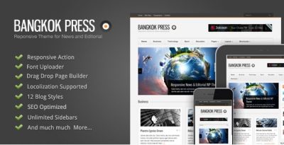 Bangkok Press – Responsive, News & Editorial Theme  1.20