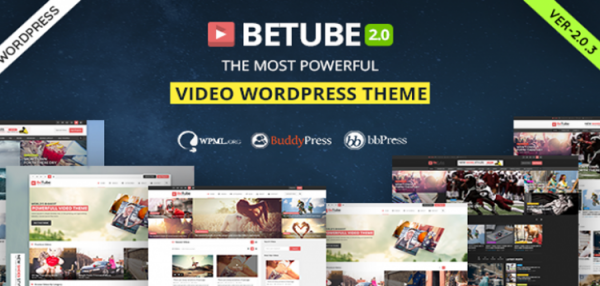 Betube Video WordPress Theme 3.0.7