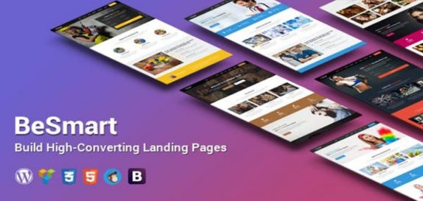 BeSmart High-Converting Landing Page WordPress Theme  1.8