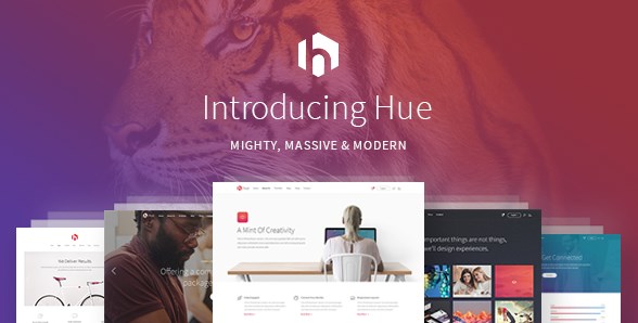 Hue – A Mighty Massive & Modern Multipurpose Theme 1.7