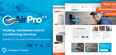 AirPro - Heating and Air conditioning WordPress Theme for Maintenance Services 2.6.12
