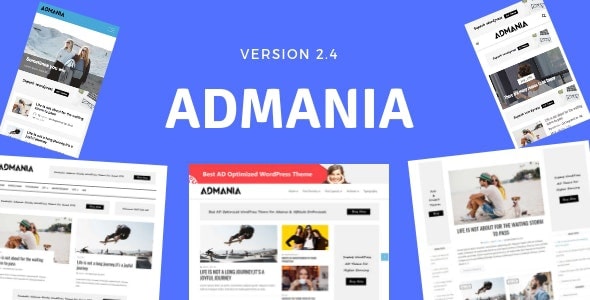 Admania - Adsense WordPress Theme With Gutenberg Compatibility 2.5.1