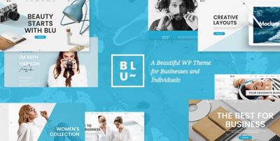 Blu – A Beautiful Theme for Businesses and Individuals  1.4