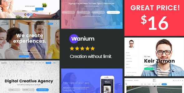 Wanium - A Elegant Multi-Concept Theme 1.7.5