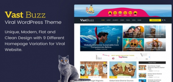 Vast Buzz - Viral & Buzz WordPress Theme 1.1.3