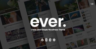 Ever – Clean and Simple WordPress Theme 1.2.2